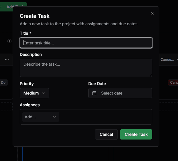 Add Task Button