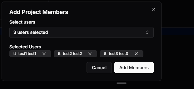 Confirm Add Members