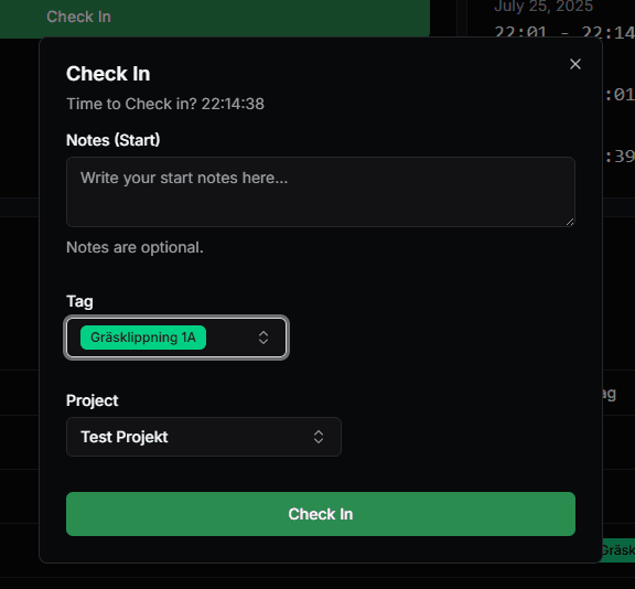 Direct Time Logging