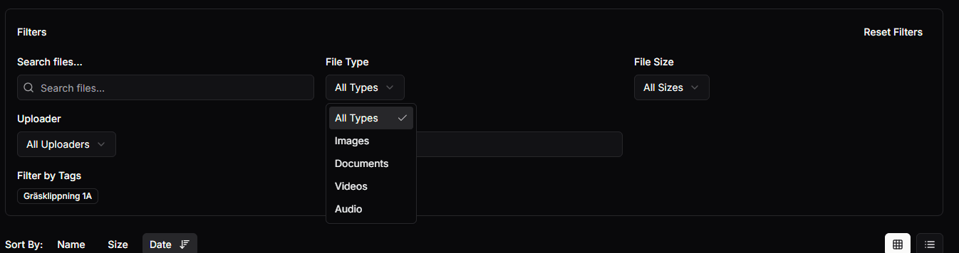 Filter by Type