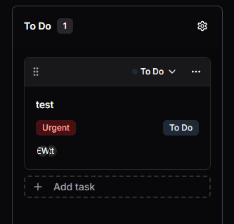 New Task Card