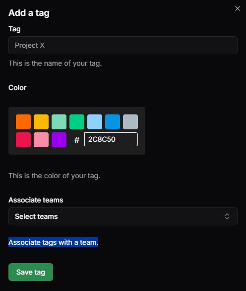 Tags