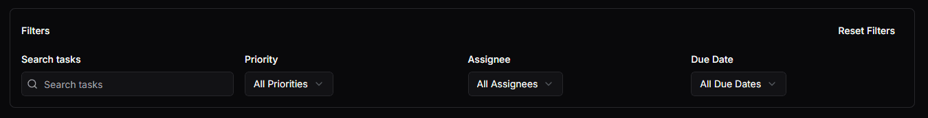 Filter by Assignee