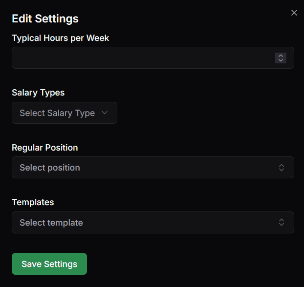 UserSettings